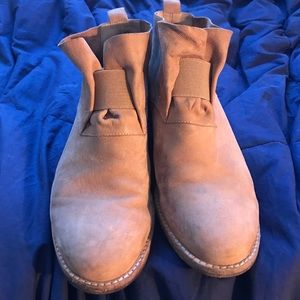 Eileen Fisher Suede Leather Ankle Boots